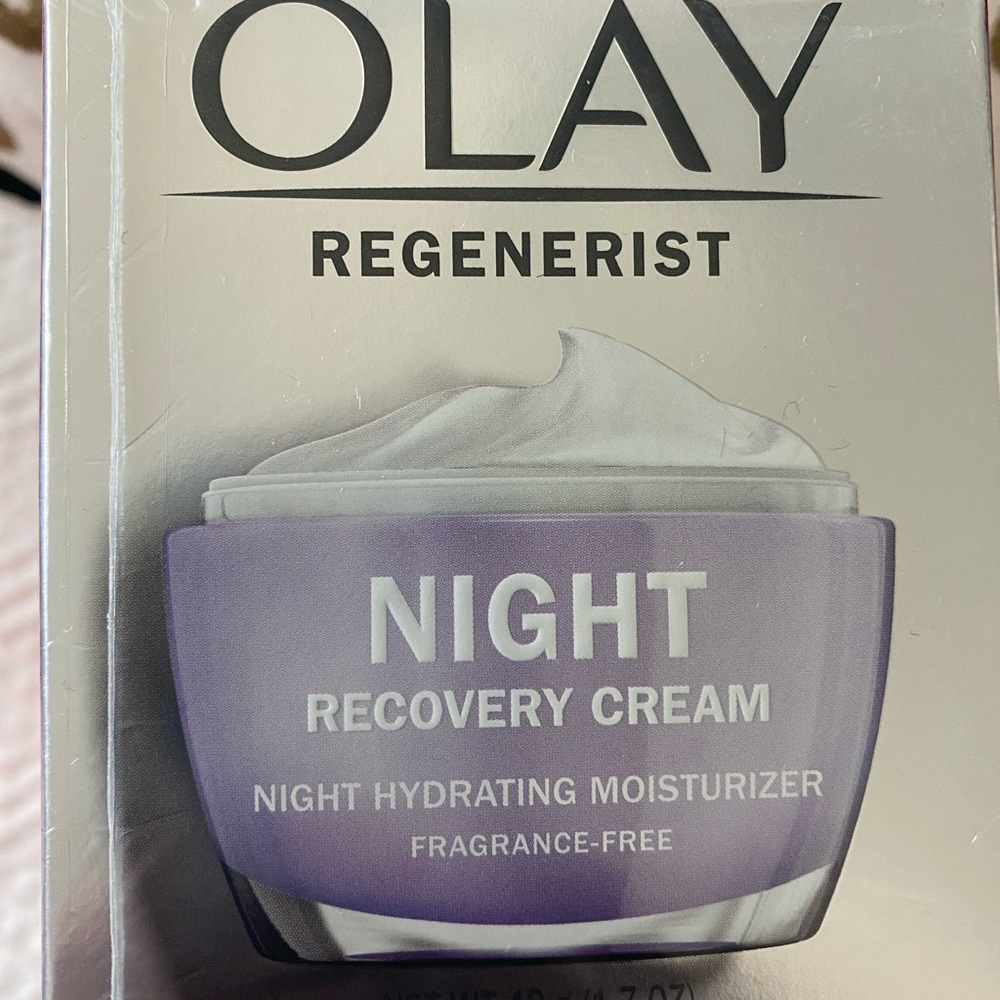 Olay Regenerist recovery cream night hydrating moisturizer. Lot of 3 New Sealed